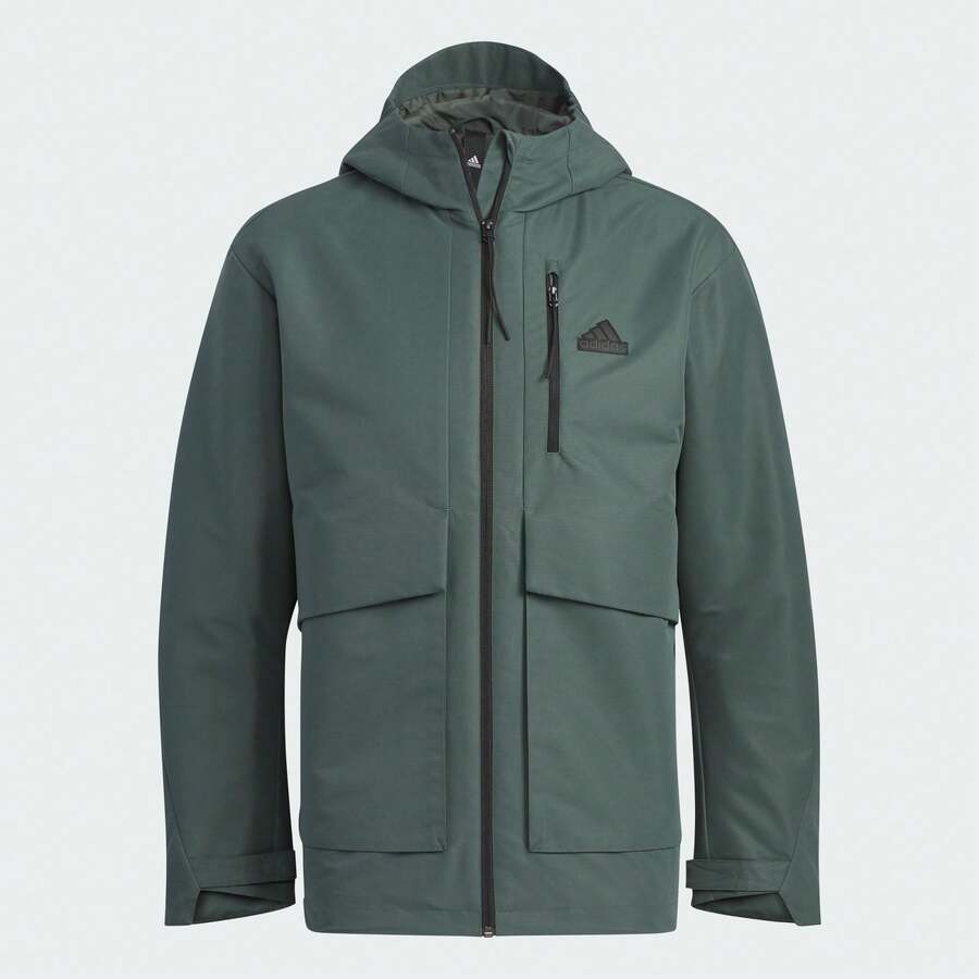 Adidas Herren bequeme Lässig Sport Fleece-gefütterte Kapuzenjacke, IT3952, Herbst/Winter