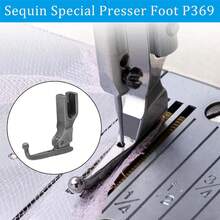 1 szt. P369, materiał na suknię ślubną, modna, bez koralików, stała stopka dociskowa SY-236, specjalna stopka dociskowa do sukni ślubnej