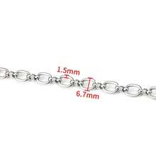 1-Meter 304 Stainless Steel Chain, Various Styles Of Cuban Chain, Fashionable And Simple Decorative Chain, Diy Necklace, Bracelet, Jewelry Accessories - Various Styles Of Chains - View 16