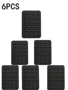 1pc Double-Sided Silicone Phone Suction Cup Accessory, Strong Suction Phone Holder, Free Sticky Mobile Phone Handle, Finger Grip, Suitable For Selfie And Video