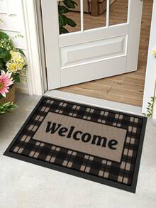 DAJIANG 1 tấm thảm chùi chân bằng cao su PVC dày dặn, có lưới co giãn, chống trơn trượt, chống thấm nước, thích hợp sử dụng trong nhà và ngoài trời, dễ dàng vệ sinh (chỉ giặt tay), phù hợp cho nhà ở và không gian thương mại, có nhiều kích cỡ, thảm trang trí Giáng sinh cho nhà bếp. - Nhiều màu - Xem 5