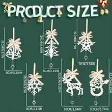 Christmas tree snowman/snowflakes/bells/reindeer/stars/Christmas tree hanging decorations - Caqui - Ver 5