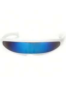 Ocean Line Futuristic Narrow Personality Mirrored Lens