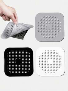 1pc Silicone Hair Filter And Drain Plug For Bathtub And Shower - Prevents Clogs And Odors