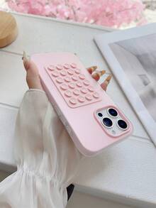 Ốp điện thoại silicon màu hồng dễ thương 1 chiếc, kiểu dáng Macaron, 2 trong 1, có đế hút, lưới hút, mẫu mới nhất bán chạy nhất, tương thích với Samsung Galaxy S25, S24, S24 Plus/S24+, S24 Ultra, S24 FE, S20, S21, S22, S23 và 11/11 Pro/11 Pro Max/12/12 Pro/12 Pro Max/13/13 Pro/13 Pro Max/14/14 Pro/14 Pro Max/15/15 Pro/15 Pro Max/16/16 Pro/16 Pro Max, 16E. Ốp silicon có độ bám tốt và khả năng chống sốc chuẩn quân đội, màu pastel mùa xuân, quà tặng, phiên bản quốc tế, không phải phiên bản nội địa. - Hồng - Xem 4