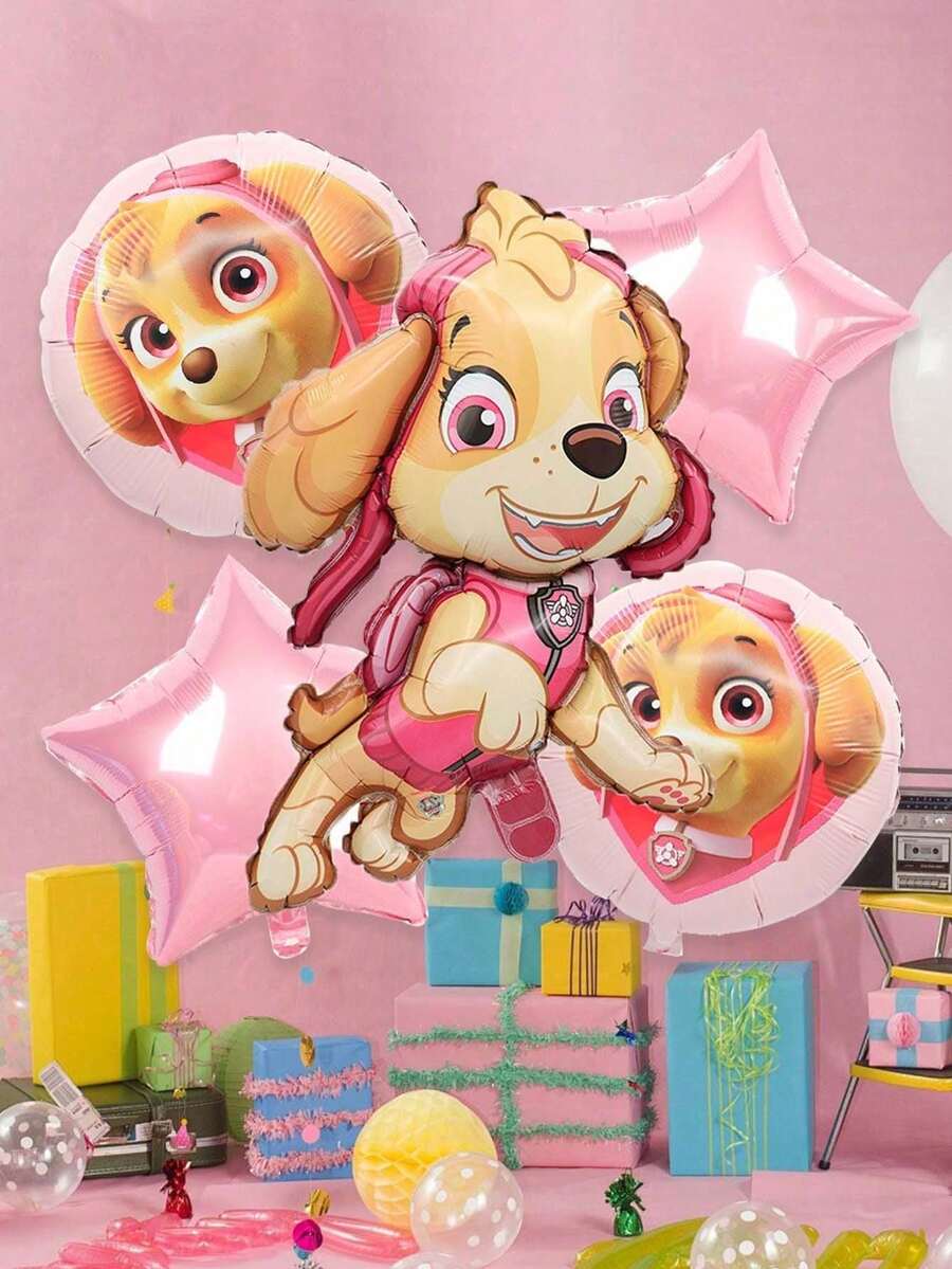 Paw Patrol 9 Paw Patrol Themen Party Dekorationen Fünf-Stück Ballon Sets, mit einer großen Auswahl an Stilen zur Auswahl. Geburtstagsparty Geschenke, Geburtstagsparty Veranstaltungsort Dekoration und Fotorequisiten, Feiertags Party Aggregations Dekorationsartikel, Familien Zusammenkunft Party Hintergrund Dekorationsballons, Halloween, Weihnachten, Erntedankfest, Kindertag, Schulanfang, Muttertag