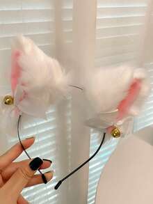 Cosplay Girl Plush Furry Cat Ears Headwear Accessory For Cam Girl Party