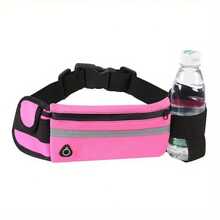 Unisex Waterproof Running Waist Pack, Convenient Hands-Free Phone Pocket Design, Durable Chain, Suitable For Active Lifestyle