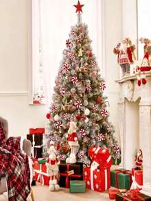 Decorațiuni de Crăciun din acrilice din baston de bomboane, Ornamente de brad de Crăciun din baston de bomboane, Decor de Crăciun din baston de bomboane, Figurine din baston de bomboane, Decorațiuni pentru brad de Crăciun, Decor de casă de Crăciun și Anul Nou, Cadouri pentru petreceri, Crăciun