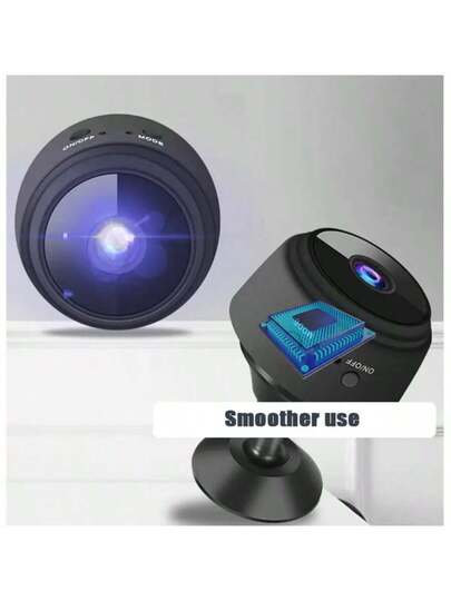 Teruhal 2.4GHz Wireless Slimme Camera HD Indoor/Outdoor Security Cam Voice Transmission, Mobile App Remote Viewing, USB Rechargeable Battery, Motion Alerts, WiFi Connectivity Easy Home Surveillance