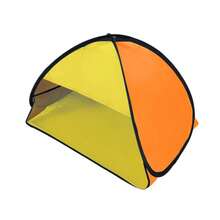Portable Foldable Head Sun Shelter Tent Windproof Sand-Proof Mini Sun Shade Tent Automatic Quick Opening Beach Tent Summer Sunbathing Head Canopy