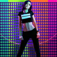 4 Pack Glow In The Dark Party Supplies Neon Streamers Party Decorations Backdrop Blacklight Stars Neon Foil Fringe Curtains Photo Props UV Black Light For Birthday Decoration