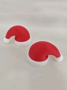 1pc Christmas Trailer Hitch Cover With Santa Hat Design - Heavy Duty Dust And Snow Protection For 1.97 Inch/50mm Ball Hitch, Red & White Striped Trailer Hitch Receiver Cover With Black Tip - Compatible With Towing, RV, Truck, Car - Easy Installation, Holiday Decor, Towing Accessory, Fun Automotive Trailer Hitch Ball Cover, White Lining For Secure Fit, Suitable For Holiday Season And Year-Round Use, RV Accessory, Reinforced Structure, Weather-Resistant Material