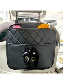 PC Back Seat Car Organizer And Storage, Car Seat Back Hanging Bag Car Document Holder, Multi-Pocket Bottle Bag Storage Box - Keep Your Car Organized And Clean