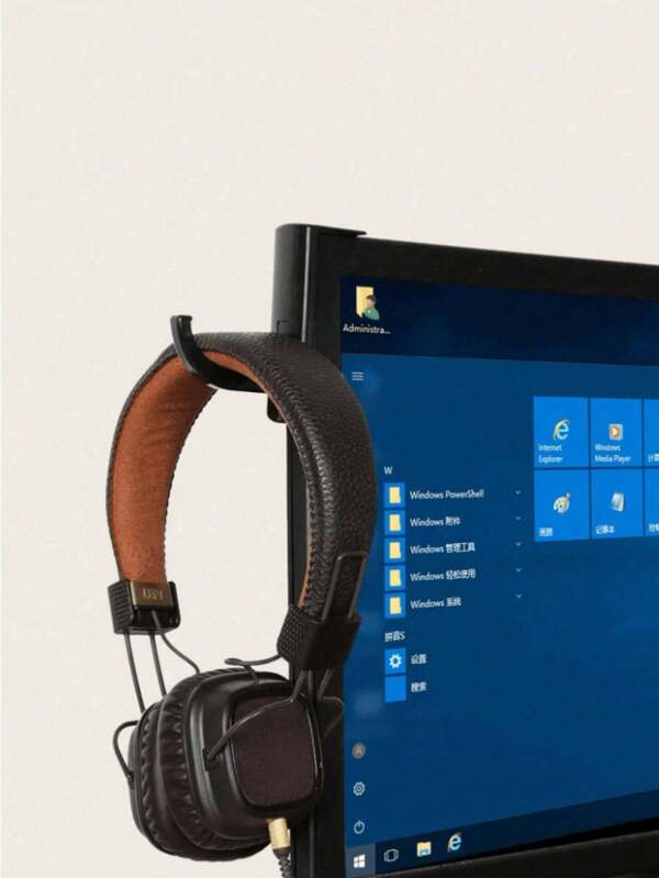 Suporte de fone de ouvido com gancho, adequado para fones de ouvido de PC, monitor, mesa, rack de armazenamento de jogos de parede, suporte de fone de ouvido compacto e resistente que não só fornece suporte firme, mas também economiza espaço, kit de retoque de móveis com 12 peças, marcadores e bastões de preenchimento de amplificador, restauração de arranhões em madeira, caneta de tinta para reparo de arranhões em compósitos de madeira, marcadores de giz de cera, apontador de lápis grátis