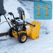 10 قطعة 738-04155 مسامير قص و 10 قطعة 714-04040 مسامير شق لمنفاخ الثلج، طقم مسامير قص بديلة مسامير كوتر أجزاء منفاخ الثلج متوافقة مع Craftsman MTD Cub Cadet Troy-Bilt Yard-Man Huskee