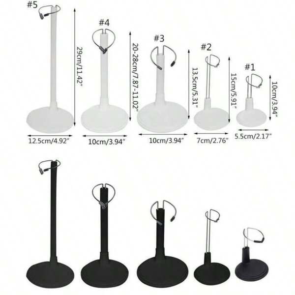 1 Pc Plastic For Doll Stands Professional Holder Display Base Holder For Bear Dolls Toy 15/20/25/35/45cm