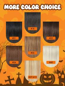 1 Peça Aplique de Cabelo Humano Remy Clipe-In 3/4 Loiro Marrom Preto 100% Cabelo Humano Brasileiro 12 Polegadas - 24 Polegadas 5 Extensões de Cabelo com Clipe Sem Costura Cabelo Natural Liso Perfeito para Extensões de Cabelo Longo, Cabelo Texturizado Natural Acessórios de Cabelo Peça de Cabelo Humano Destaques Victoria Secret Sem Necessidade de Cola