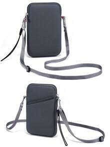 Crossbody Phone Organizer Pouch Lightweight Wallet Purse For Phone Coins Keys Cards Suitable For Elderly With Lanyard For Women Wallet Purse Wallet Wristlet Wallet - Multicolor - View 3
