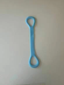 1pc 8-Shaped Silicone Yoga Resistance Band - Universal Elastic Fitness Stretching Rope, Suitable For Back, Waist, And Arm Exercises - Suitable For Home, Gym, And Outdoor Workouts - Multicolor - View 13