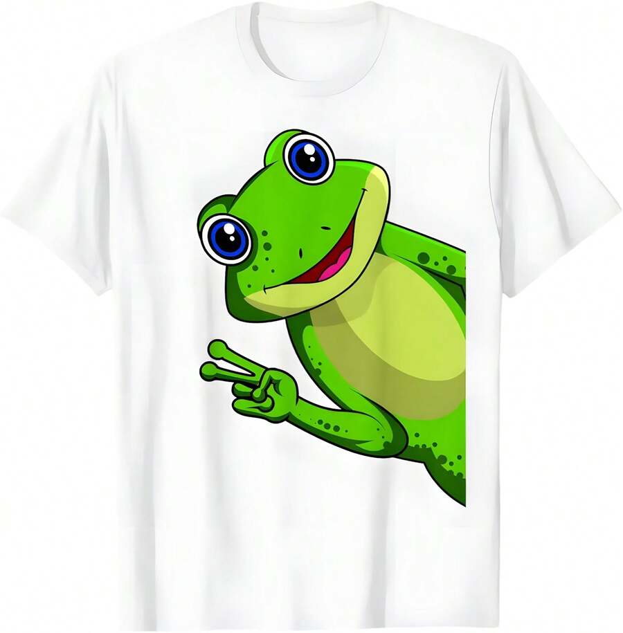 Frog Kids Girls Boys T-Shirt (1)