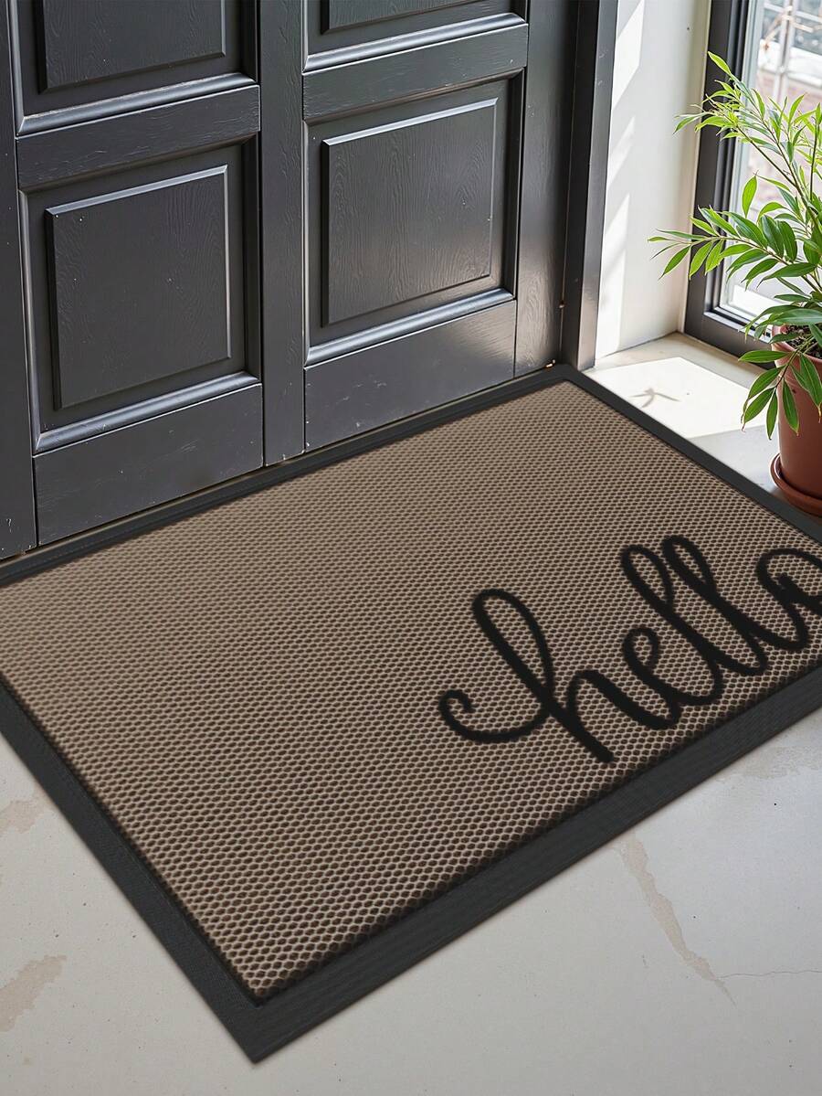 DAJIANG 1 件加厚 PVC 橡胶门垫，带弹性网眼，防滑防水，适合室内外使用，易于清洁（仅限手洗），适用于家庭和商业场所，多种尺寸可选，圣诞装饰厨房地垫