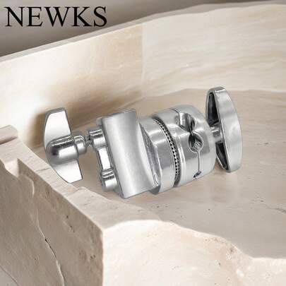 NEWKS NEWKS Multi Functional Heavy-Duty 2.5-Inch Grip Head Rotating Head Clamp Bracket Adapter, Equipped With 1/2 Inch, 1/4 Inch, 3/8 Inch, 5/8 Inch Lamp Holders, Telescopic Arms, And Photography Equipment For Extending Cantilever Heavy-Duty Bracket Installation Clamps