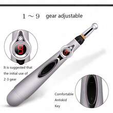 Electric Acupuncture Point Massage Pen Meridian Energy Massage Pen Pain Relief Therapy Back Neck Face Beauty Roller