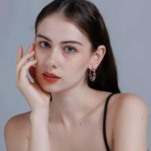 Colorful Beaded Hoop Earrings For Women, Boho Style - Colorful Daisy 2 - View 10
