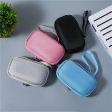 1 pieza Estuche protector de cámara digital de tarjeta pequeña, Estuche de cámara CCD mini, Bolsa de almacenamiento de auriculares con cremallera, Estuche para auriculares inalámbricos y organizador de cables, Organizador electrónico impermeable y portátil para viajes, para tecnología, para mujeres y para hombres