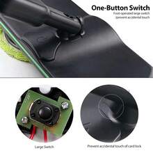 Versatile 360° Rotating Mop, Squeeze-And-Go Design For Easy Dusting & Cleaning Of Floors, Walls, Ceilings, And Windows - Ideal For Kitchen, Bathroom, Living Room - Black - View 8