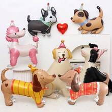 20 bóng bay giấy bạc trang trí tiệc sinh nhật hình chó cưng, chó Husky/Dachshund/Bulldog/Poodle/Labrador/Shepherd và nhiều giống chó khác, hình thú cưng, thiết kế hình bàn chân, xương, thích hợp để trang trí tiệc theo chủ đề thú cưng, trang trí kỷ niệm, tiệc sinh nhật, trang trí bóng bay, tiệc trà ngoài vườn, trang trí mùa cưới, trang trí tốt nghiệp năm 2025, ngày của mẹ, chó vui vẻ, quà tặng tiệc, đồ dùng tiệc tùng, trang trí phòng, giáng sinh - Bóng bay thú cưng - Xem 7