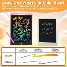 2 Pack Party Favors For Kids 6.5 Inch LCD Writing Tablet For Kids, Electronic Drawing Pad And Doodle Board For, Birthday And Christmas Gifts For Boys And Girls,Back To School Gift Drawing Board (Pink & Blue) Christmas Gifts For Kids