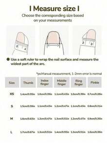 10Pcs Almond Shape Long Press-On Nails, Matte Finish French Manicure, Reusable Nude & White Nail Tips Set For Women Nail Supplies Nails - 彩色 - 查看 4