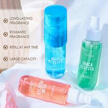 Fragancia cautivadora y encantadora para hombres y mujeres, spray de fragancia corporal y capilar, aromas originales de orquídea, lirio del valle y oud, aroma elegante y duradero, aroma floral y afrutado fresco, regalo para amigos, cita de Halloween