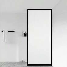 1 Roll White Frosted Window Film, Privacy Frosted Glass Window Film, Static Cling No Glue Glass Film, UV Blocking Sun Shading Heat Insulation Window Sticker, Suitable For Home, Bathroom, Day & Night Use - Multicolor - View 4