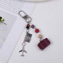 Retro Travel-Style Statement Charm: Versatile For Phones, Bags & Car Keys, Creatively Designed For Students – Add A Unique Spark To Your Daily OutfitsBoasts Creative & Distinctive Design, Perfect For Students To Elevate Daily Style With A Touch Of Individuality