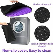 Large Gel Seat Cushion For Long Sitting With NonSlip CoverSoft And Breathable Seat Cushion For Chair Car Office Desk Chair Wheelchair 17" X 15" - 18英寸 x 17英寸 - 查看 3