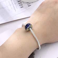 Easvnya 4 Simple DIY Daily Decorative Bracelet Pendants Daily Small Pendant Jewelry Creative DIY Accessories European And American Atmosphere Fashionable And Versatile Small And Exquisite Suitable For DIY Women's Bracelets Women's Jewelry Gifts For Girls And Daughters