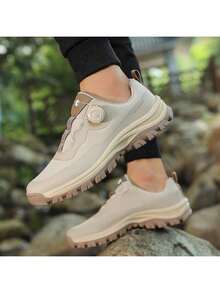 Men's Rotating Buckle Waterproof Sports Shoes | Slip-Resistant, Durable Outdoor Hiking Shoes | One-Click Slip-On Ease (Lifesaver For Lazy Days) Tech-Enhanced Casual Shoes | A Hidden Gem – Essential For Outdoor Adventures And Commuting