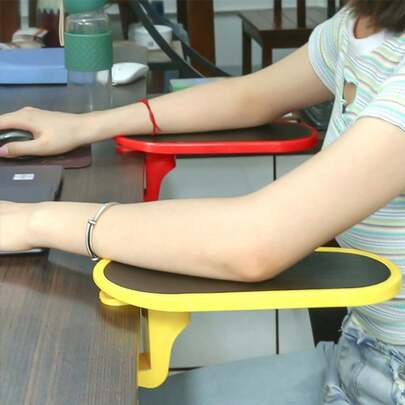 1pc Rotating Arm Mouse Wrist Rest Pad, 180° Sliding Arm Support - Ergonomic Wrist Support To Relieve Wrist Pain, Height & Angle Adjustable, Non-Slip Base, Compatible With Laptop, Monitor, Keyboard - Modern Workspace Accessory For Home Office, Study Room, 3 Applicable Scenarios