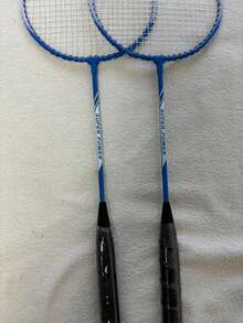 2pcs Badminton Rackets, Alloy Material, Lightweight And Durable, With Storage Bag, Suitable For Outdoor Sports And Leisure Activities, Perfect Gift (Shuttlecocks Not Included)