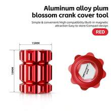 WEST BIKING Crank Tool - For Mountain Bike/Road Vehicle Removal Tools | Aluminum Tooth Disc Wrench