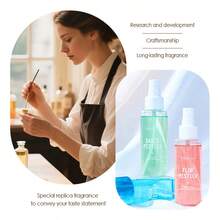 Fragancia cautivadora y encantadora para hombres y mujeres, spray de fragancia corporal y capilar, aromas originales de orquídea, lirio del valle y oud, aroma elegante y duradero, aroma floral y afrutado fresco, regalo para amigos, cita de Halloween