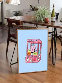 Sanrio 1 pièce Œuvre murale rétro sans cadre, colorée et moderne pour la maison, le bureau, le salon, la chambre à coucher, idée de cadeau de fête