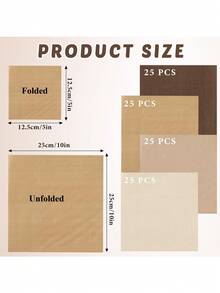 20/60/100 pièces Serviettes de cocktail de la série marron Serviettes jetables pour boissons Serviettes en papier carré pour dessert pour mariage, anniversaire, fête d'été 12,6 x 12,6 cm