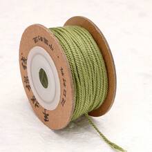 25m/Rollo de cuerda retorcida premium hecha a mano, cordón de cáñamo colorido, hilo para manualidades, cuerda trenzada DIY de 1.0mm, cordón para tejer pulseras, hilo con cuentas DIY para borlas - 1,0 mm 25 m/rollo - Ver 14