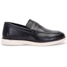 Modern Péforte Moccasin With Light And Soft Tennis Sole - Black - View 3