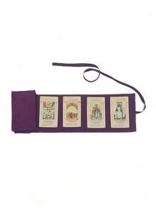 Organizador de baraja de tarot de terciopelo, impreso con patrón de sol y luna, con cierre de cordón, funda protectora de tela suave, bolsa portátil, portador de tarjetas, adecuado para almacenar tarjetas y artículos pequeños. Portador de tarjetas de tarot, protector de tela para tarjetas y artículos, también un regalo para amigos, regalo de cumpleaños, regalo de aniversario, regalo de Navidad, regalo de Pascua.