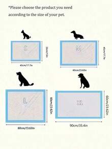 100 piezas Almohadillas para pañales de mascotas, Pañales desechables para perros, Alfombrillas de arena para gatos engrosadas, Adecuadas para el entrenamiento de mascotas, Evitan que las mascotas orinen en cualquier lugar, Mantienen la higiene del hogar, El mejor regalo diario para gatos y perros felices, También una opción ideal para regalos de cumpleaños y suministros para mascotas.